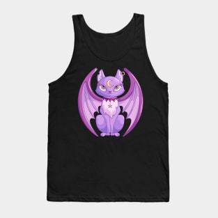 Pastel goth cat Tank Top